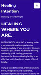 Mobile Screenshot of healingintention.org